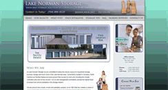 Desktop Screenshot of corneliusncselfstorage.com